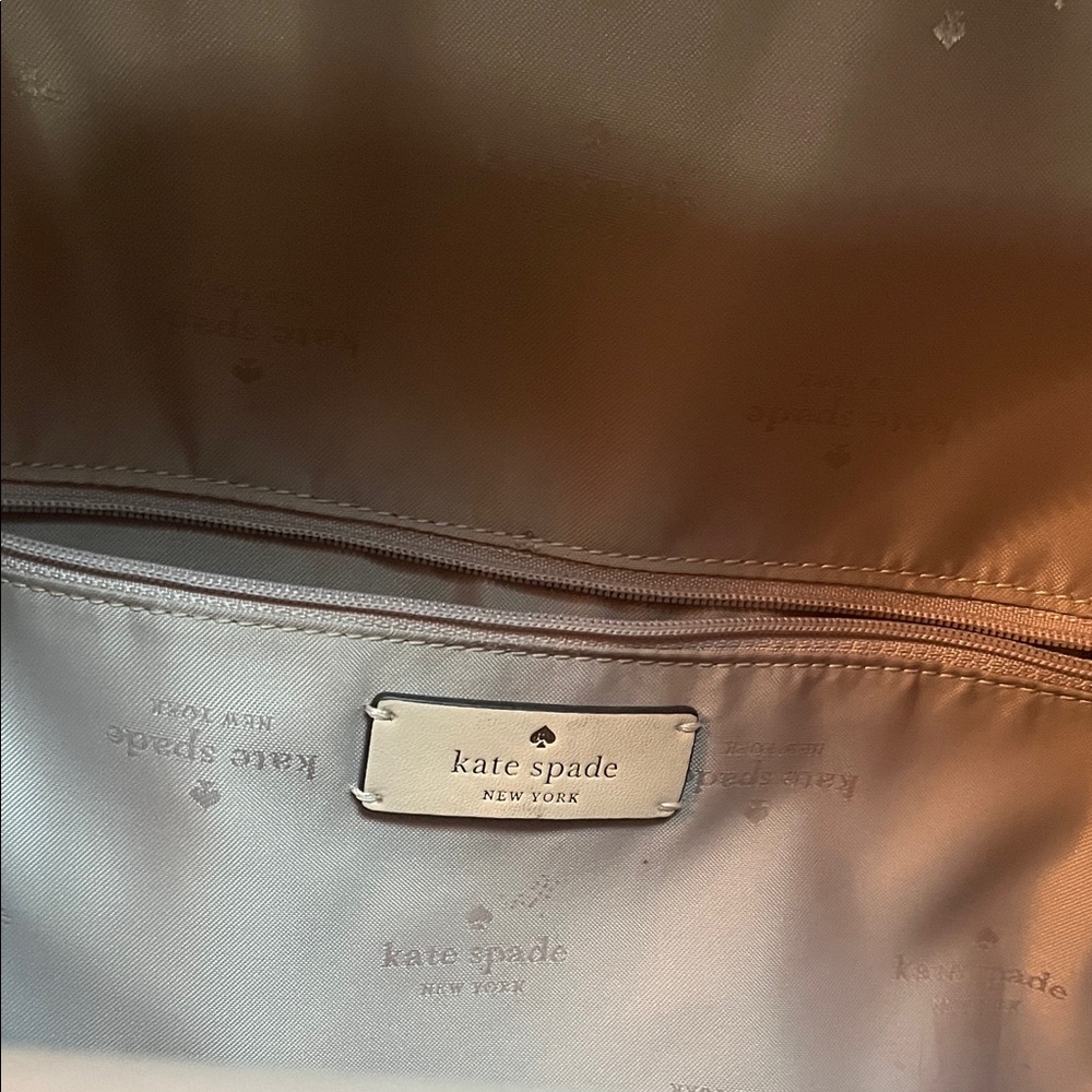 Kate Spade Cream Patterned Backpack - Picture 4 of 8